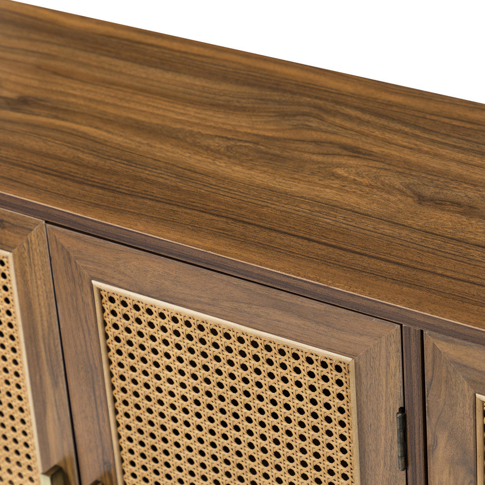 3-Door Accent Cabinet, Espresso