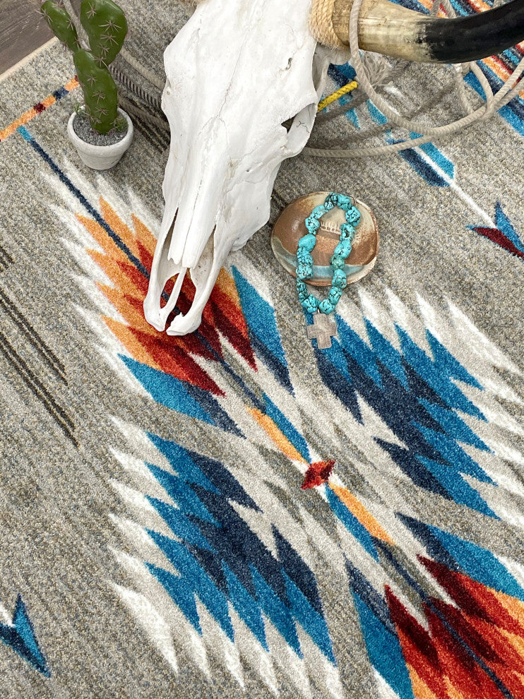 Flight Path, Gray, 8' Round