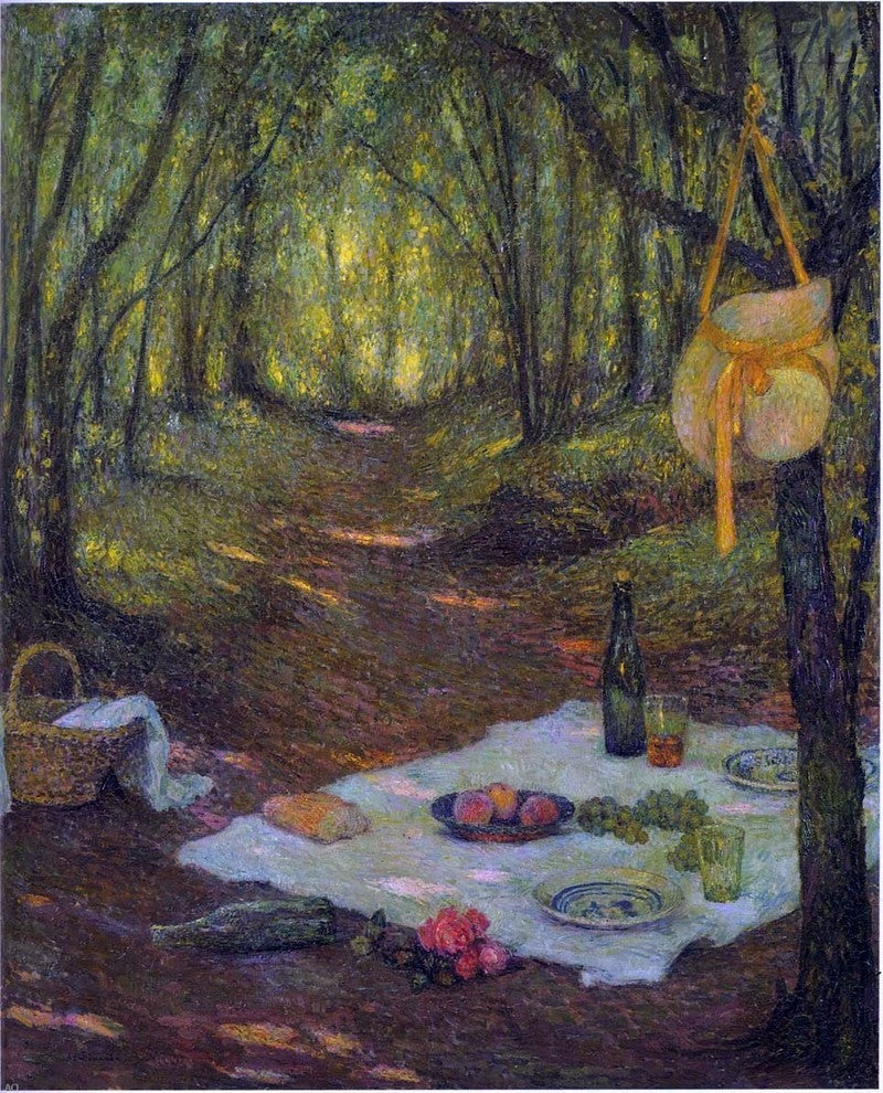 Henri Le Sidaner Lunch in the Woods at Gerberoy Wall Decal