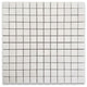 Greek Thassos White Marble 1x1 Square Mosaic Wall Floor Tile Honed, 1 sheet