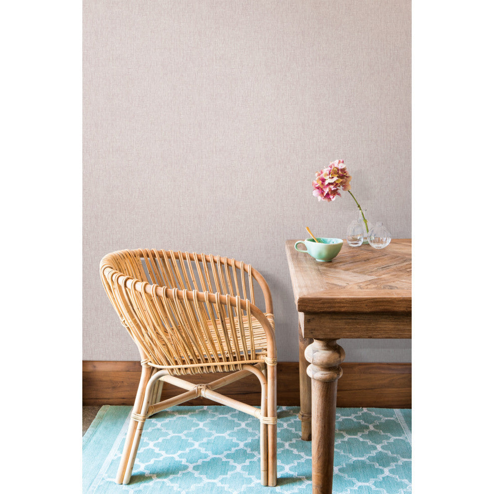 Threaded Silk Wallpaper, Red