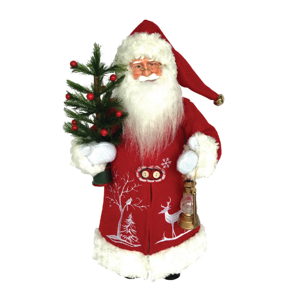 15" Winter Silhouette Claus