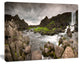 Dramatic Oxarafoss Waterfalls, Oversized Abstract Canvas Art Print, 60x40
