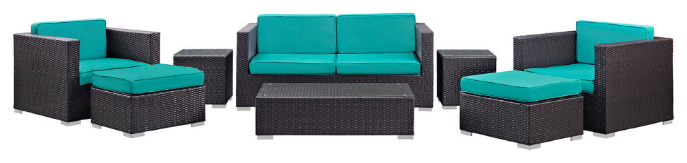 Venice 8-Piece Outdoor Patio Sofa Set