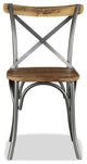 vidaXL Dining Chairs 2 pcs Solid Mango Wood