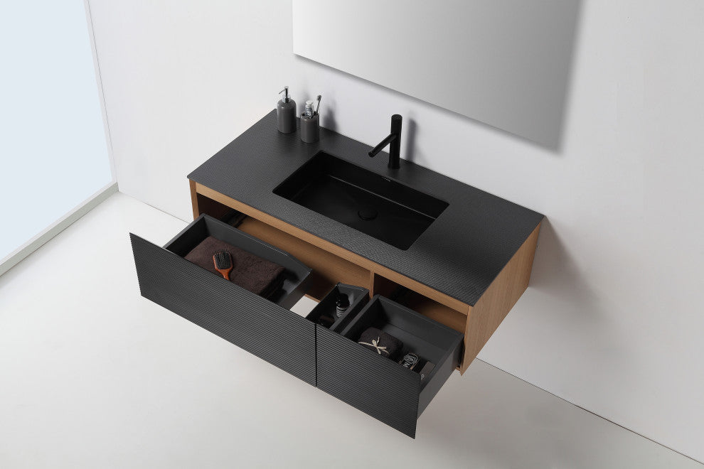 OSLO Wall Mount Modern Bathroom Vanity, 48"
