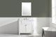 Burbank Transitional White 36" Single Vanity