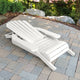 Merrow Folding & Reclining Adirondack Chair, White