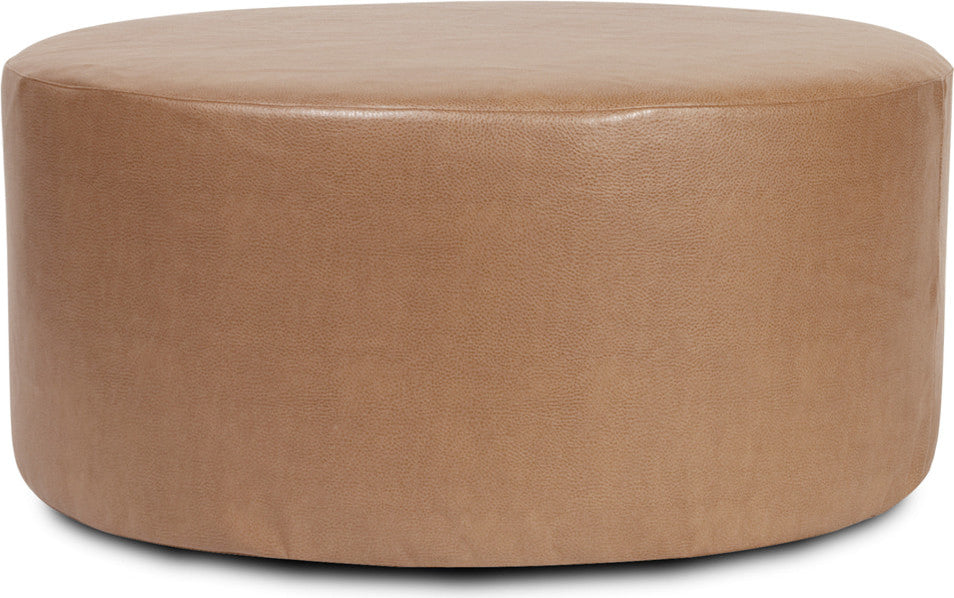 Seascape Universal 36" Round Ottoman, Atlantis White