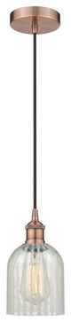 Innovations 616-1P-AC-G2511 1-Light Mini Pendant, Antique Copper