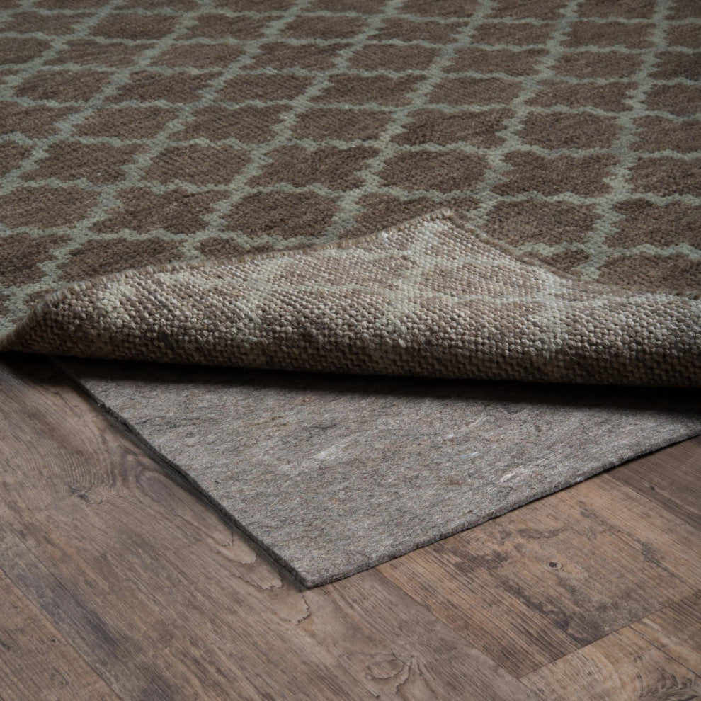 10'' x 14'' Grey Non Slip Rug Pad