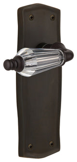 Prairie Plate Passage Parlor Lever, Oil-Rubbed Bronze