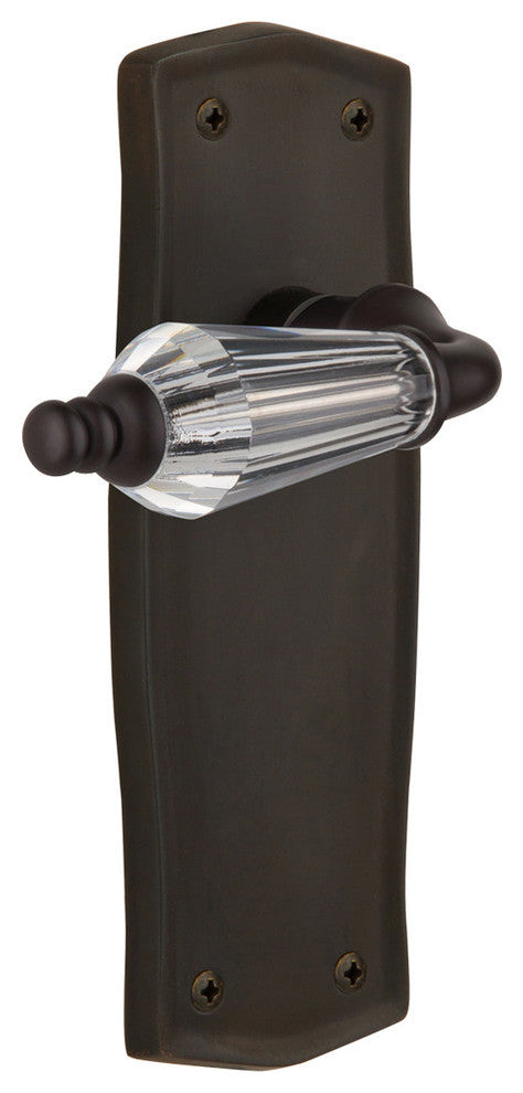 Prairie Plate Passage Parlor Lever, Oil-Rubbed Bronze
