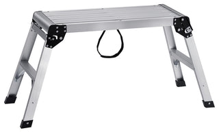 VEVOR Aluminum Folding Work Platform Drywall Ladder 330lbs Non-slip Bench