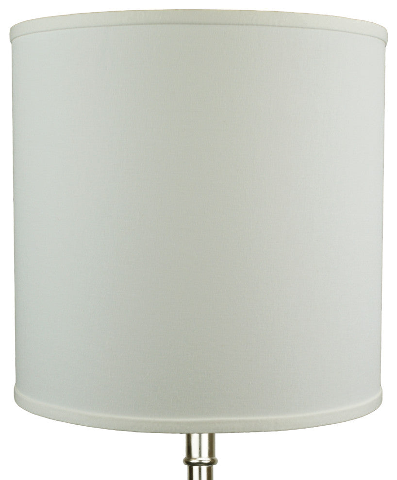 Fenchel Shades 14"x14"x14" Drum Lamp Shade, Linen Cream