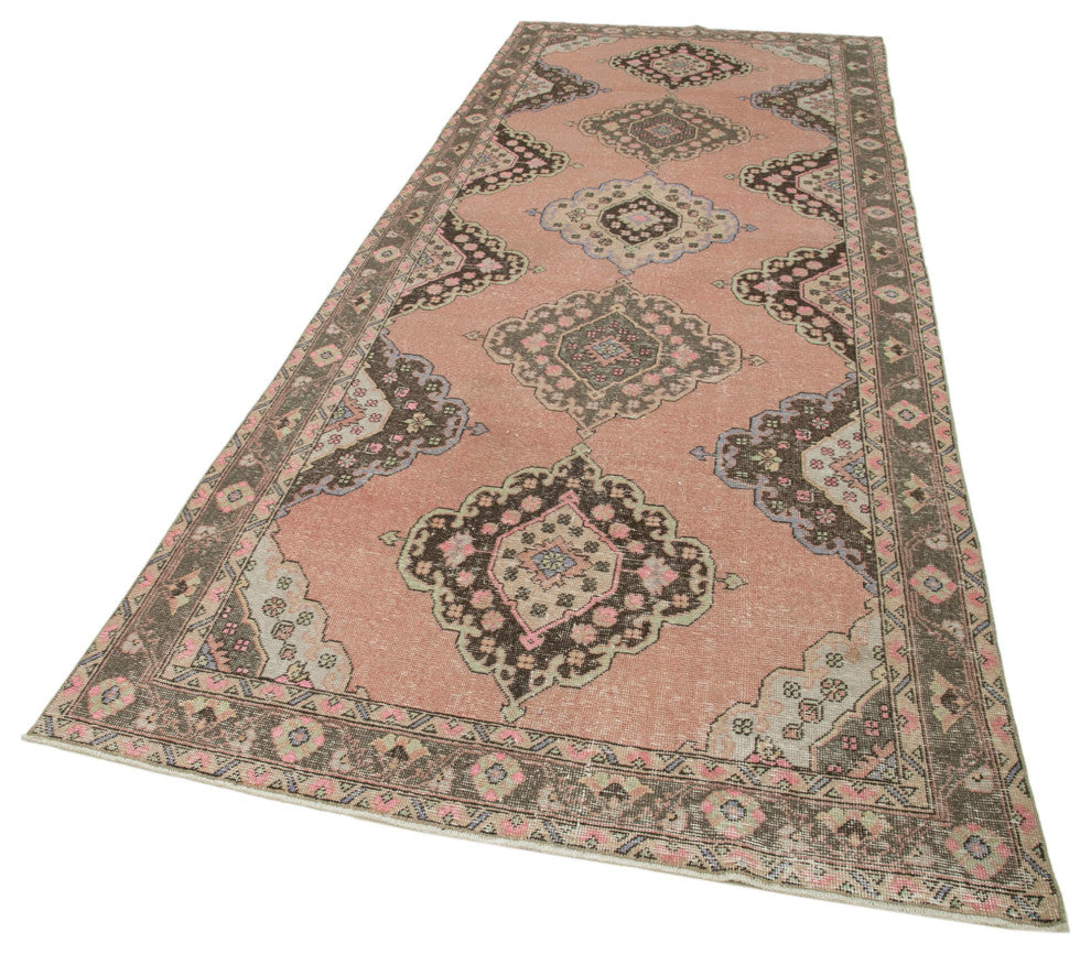 Rug N Carpet - Handmade Oriental 4' 9" x 12' 10" One-of-a-Kind Runner Rug