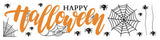 Happy Halloween Quote Peel and Stick Wall Decal