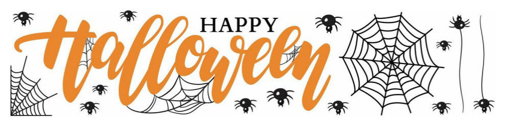Happy Halloween Quote Peel and Stick Wall Decal