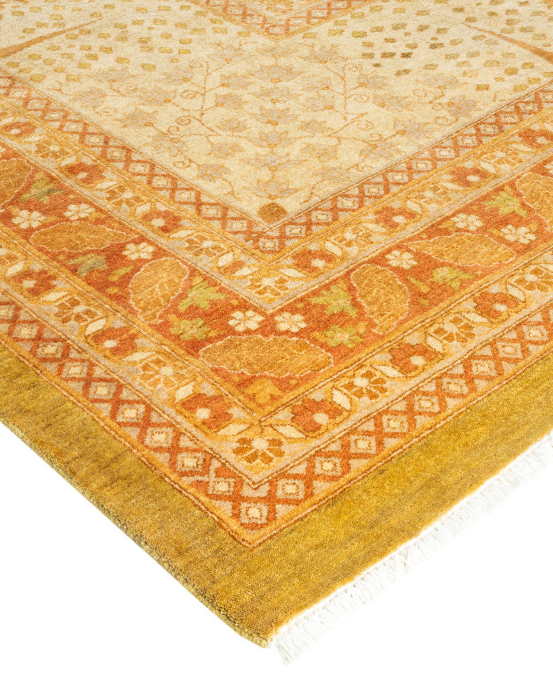Mogul, One-of-a-Kind Hand-Knotted Area Rug Green, 12' 3" x 15' 3"