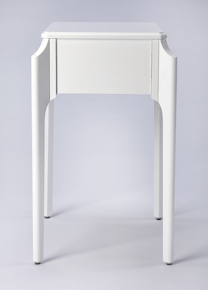 Butler Wilshire Glossy White Nightstand