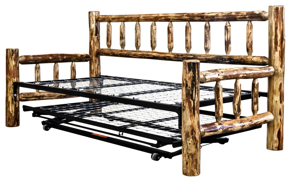 Glacier Country Collection Day Bed With Pop Up Trundle Bed