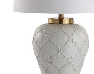 Arthur 29" Ceramic Table Lamp, Cream
