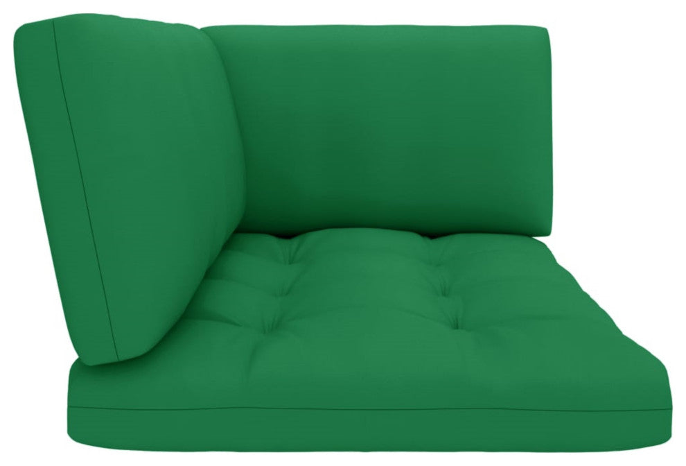 Vidaxl Pallet Sofa Cushions 3-Piece Green