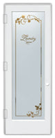 Laundry Door - Grape Ivy Melany - Primed - 32" x 96" - Knob on Right - Push Open