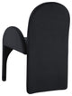 Summer Velvet Upholstered Dining Arm Chair (Set of 2), Black, Arm Chair