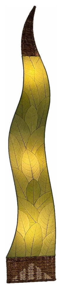 Eangee Flame Giant Floor Lamp, Green