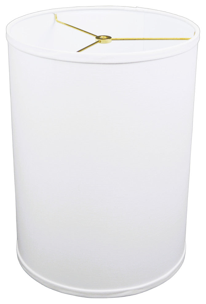FenchelShades Drum Lampshade 11"x11"x15", Linen White