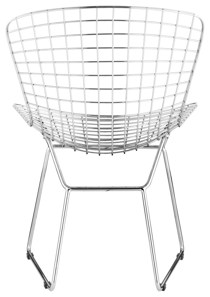 Wire Dining Chair (Set of 2) Chrome