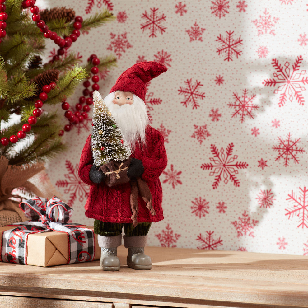 Standing Santa Decor 15"H