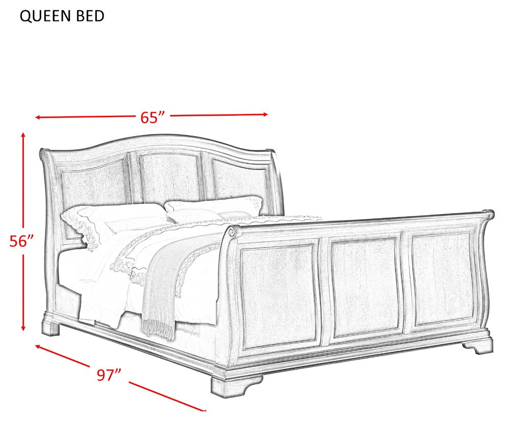 Conley Sleigh Bed, Queen