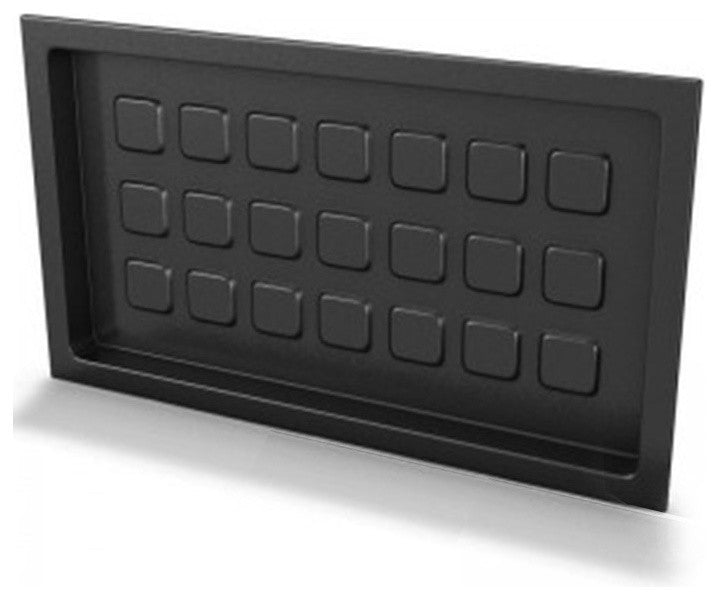 Crawl Space Recessed Foundation Vent Cover, 8"x16" Openings
