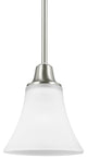 Generation Lighting Lighting 1-Light Mini-Pendant, Brushed Nickel