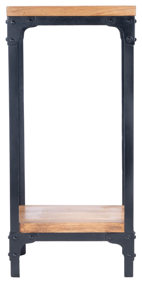 Butler Grimsley Iron and Wood Pedestal Stand