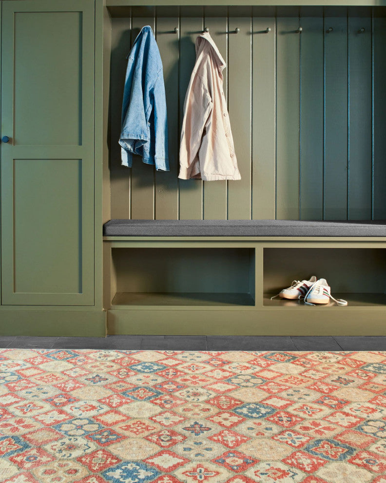 Dash & Albert Pali Multi Machine Washable Rug, Multi, Runner-2'6" x 8'