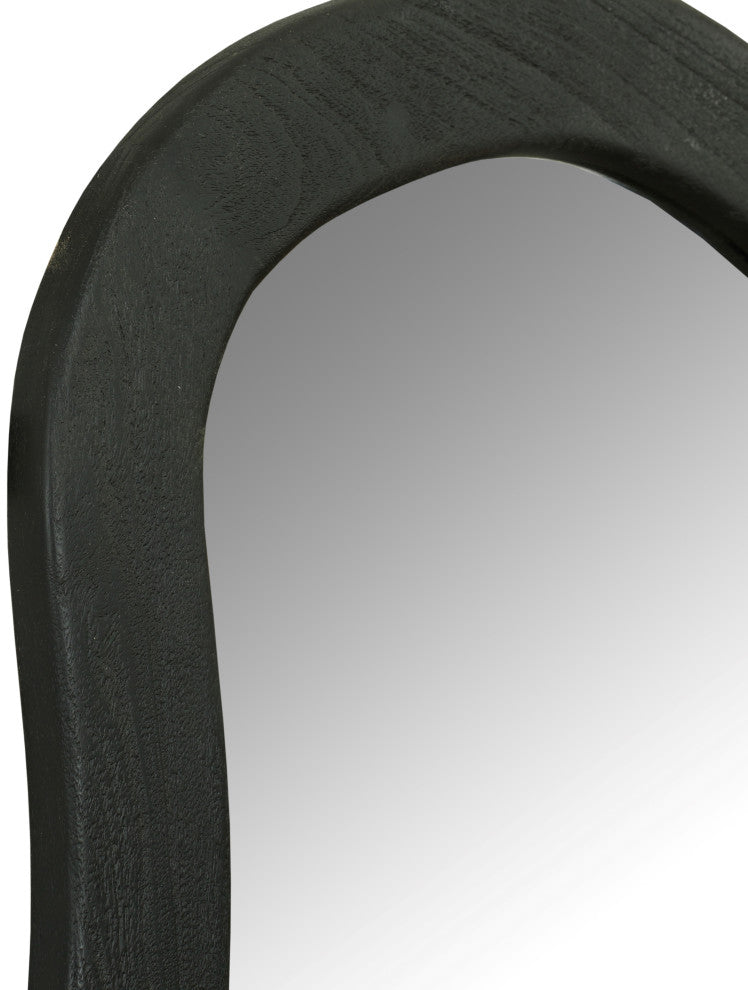 Oblique Mirror, Black, 28" X 38"