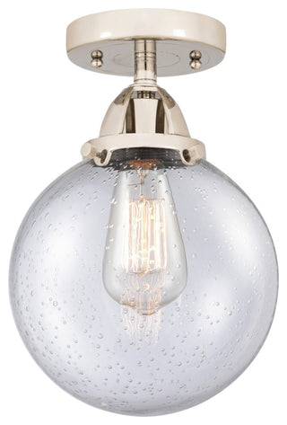 Beacon Semi-Flush Mount, Polished Nickel, Seedy, Seedy