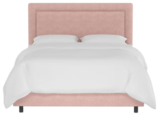 Ana Cal King Square Bed, Zuma Rosequartz