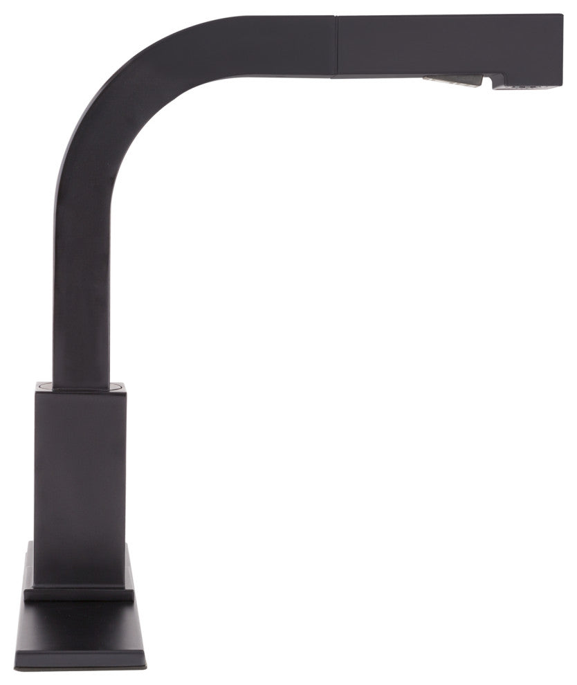Arkitek 1-Handle Pull-Out Kitchen Faucet, Matte Black