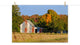 Patriotic Barn in Field Landscape Photo, Rural Unframed Wall Art Print, 11" X 14"