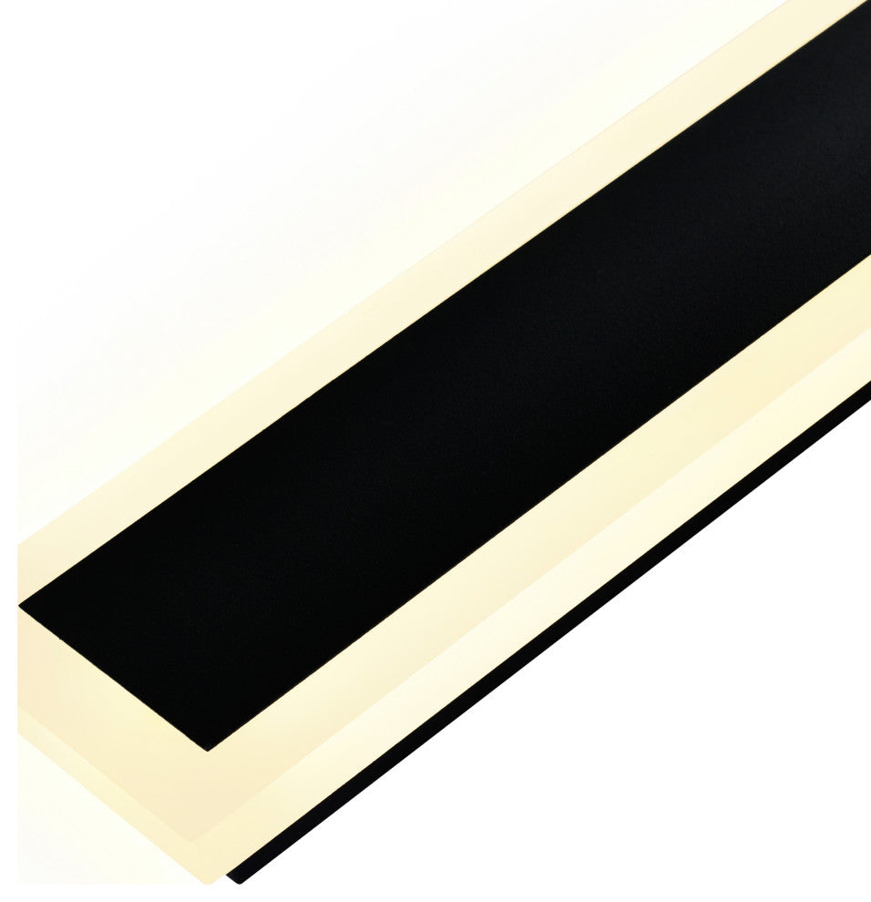 Malibu LED Integrated Black Outdoor Wall Light