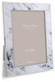 Addison Ross White Carrera Marble Enameled Frame, 8x10