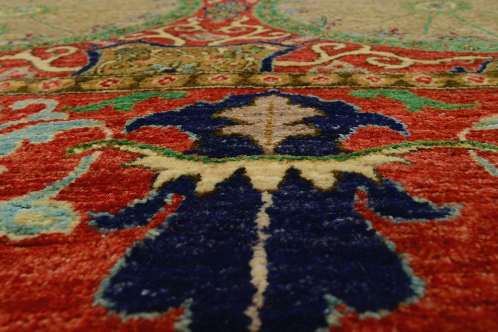 Aria Fine Chobi Raelyn Orange Rug 8'11"x12'8"