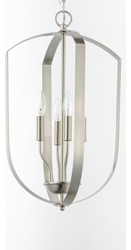 Maxim 10034 Provident 4 Light 15"W Taper Candle Pendant - Black