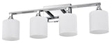 CHLOE Lighting Jane Contemporary 4-Light Chrome Bath Vanity Fixture