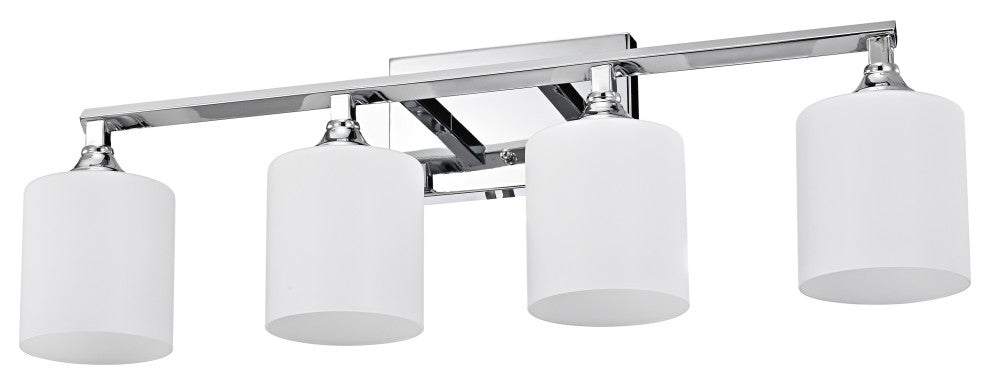 CHLOE Lighting Jane Contemporary 4-Light Chrome Bath Vanity Fixture