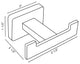 Chicago Series Chrome Bathroom Robe Hook